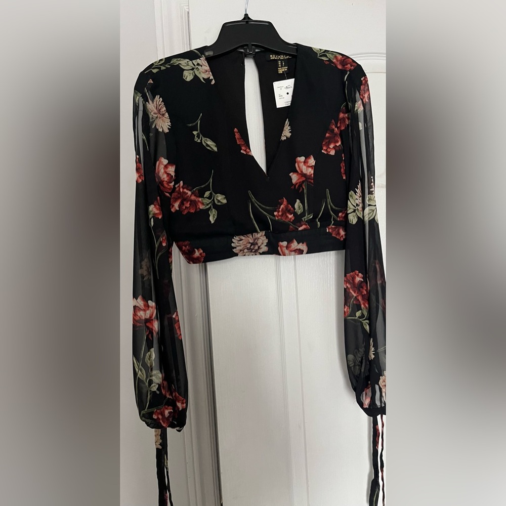Revamped blouse croped